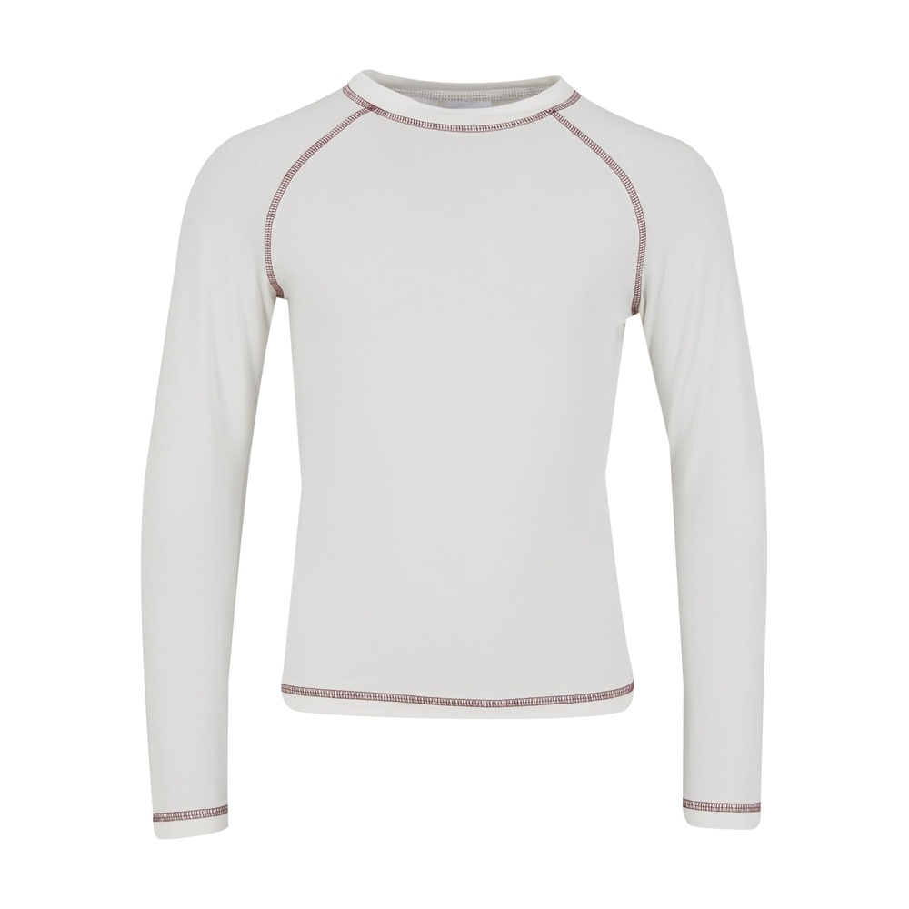 Urban Classics - Contrast Jersey Chemise à manches longues pour enfants - Blanc cassé